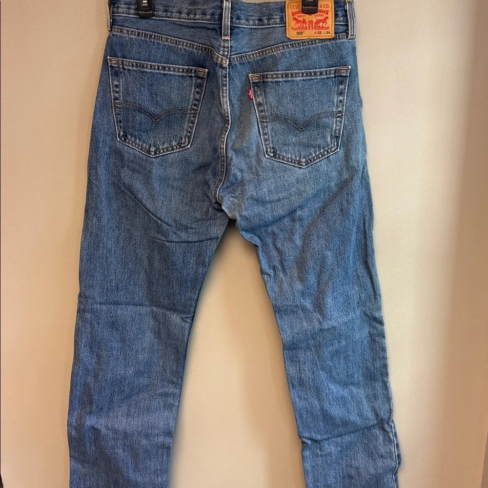Levi’s 505 Regular Fit Jeans W32 L34 100% Cotton